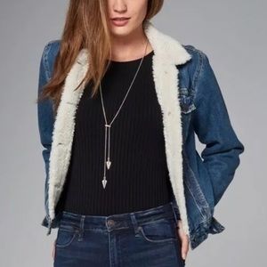 Abercrombie Fitch Sherpa Lined Denim 